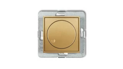 ICON Mechanizm elektronicznego regulatora oświetlenia przyciskowo-obrotowego złoty 29IRO-1