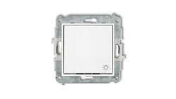 ICON Mechanizm łącznika zwierny światło biały mat 25IWP-5