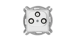 ICON Mechanizm gniazda multimedialnego 3F DATA (Vectra) biały mat 25IGMV