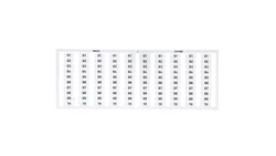 Oznaczniki WSB 10x 61-70 biały 249-602 /5szt./