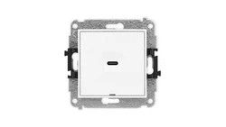 ICON Mechanizm gniazda pojedynczego 1xUSB C-C, bez pola opisowego biały IGUSBBO-7