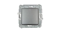 ICON Mechanizm łącznika dwubiegunowego srebrny metalik 7IWP-9