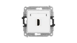 ICON Mechanizm gniazda pojedynczego HDMI 2.0 biały IHDMI-3