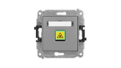ICON Mechanizm gniazda światłowodowego/optycznego pojedynczego szary mat 27IGOP-1