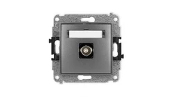 ICON Mechanizm gniazda pojedynczego BNC grafitowy 11IGBNC-1