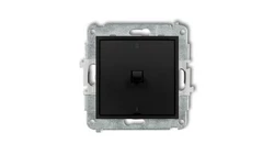 ICON Mechanizm łącznika dwubiegunowego w stylu amerykańskim czarny mat 12IWPUS-9