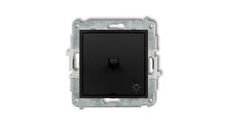 ICON Mechanizm łącznika zwierny światło w stylu amerykańskim czarny mat 12IWPUS-5