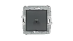 ICON Mechanizm łącznika krzyżowego w stylu amerykańskim (jeden klawisz bez piktogramu) grafitowy mat 28IWPUS-6.1