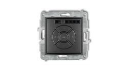 ICON Mechanizm elektronicznego sterownika roletowego (sterowanie lokalne) grafitowy 11ISR-1