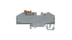 Złączka rozłączalna 2-przewodowa 6mm2 z możliwością kodowania szara 282-697 /25szt./