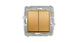 ICON Mechanizm łącznika podwójnego schodowego złoty 29IWP-33