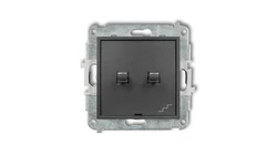 ICON Mechanizm łącznika jednobiegunowego ze schodowym (wspólne zasilanie) w stylu amerykańskim grafitowy 11IWPUS-10.1