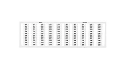 Ramka z oznacznikami 1x 201-300 209-710 /5szt./