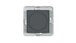 ICON Mechanizm elektronicznego regulatora oświetlenia przyciskowo-obrotowego grafitowy mat 28IRO-1