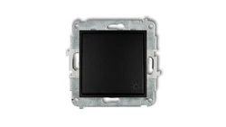 ICON Mechanizm łącznika zwierny światło czarny mat 12IWP-5