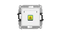 ICON Mechanizm gniazda światłowodowego/optycznego pojedynczego biały IGOP-1