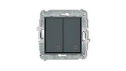 ICON Mechanizm łącznika podwójnego krzyżowego grafitowy mat 28IWP-66