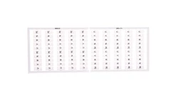 Ramka z oznacznikami 20x U V W N PE 209-474 /5szt./