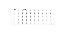 Oznaczniki Mini-WSB 10x 41-50 biały 248-506 /5szt./