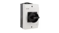 Rozłącznik 40A 3P 1Z+1R w obudowie IP65 z blachą EMC czarna rączka z blokadą P1-40/I2H/MBS/SVB-SW/HI11 199920