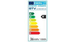 Oprawa hermetyczna LED 2xT8 G13 LED 18W 3600lm IP65 ABS/PS 120cm szary LD-HR2X18W12-30