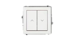 DECO Mechanizm łącznika żaluzjowego z podtrzymaniem, biały mat 25DWP-88