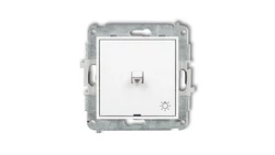 MINI Mechanizm łącznika zwierny światło w stylu amerykańskim biały mat 25MWPUS-5