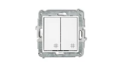 MINI Mechanizm łącznika podwójnego krzyżowego biały mat 25MWP-66