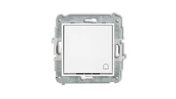 MINI Mechanizm łącznika zwierny dzwonek biały mat 25MWP-4