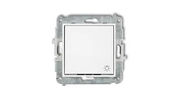 MINI Mechanizm łącznika zwierny światło biały mat 25MWP-5