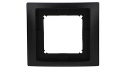 Simon Basic Ramka 1-krotna Neos do wersji bryzgoszczelnej IP44 z uszczelką czarny BMRC1B/49