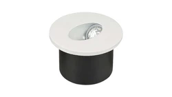 Oprawa schodowa LED 3W 270lm 4000K IP20 Biała Okrągła 211208