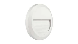 Oprawa schodowa LED 2W 80lm 3000K IP65 Biała Okrągła 211315