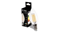 Żarówka LED Filament 4W E14 C35 6500K 400lm 300st. 214414