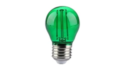 Żarówka LED Filament 2W E27 G45 60lm 300st. Zielony 217411