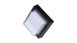 Lampa Elewacyjna LED 7W 700lm 3000K IP65 Kwadrat Czarny 218612