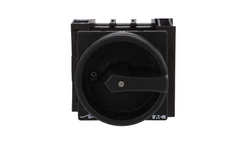 Rozłącznik 40A 3P+N 1Z+1R natablicowy czarna rączka z blokadą P1-40/EA/SVB-SW/N/HI11 199901