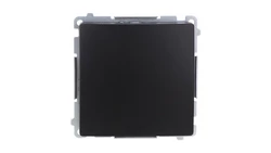 Simon Basic Łącznik jednobiegunowy (moduł) 16AX, 250V, zaciski śrubowe czarny BMW1A.01/49