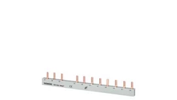 Szyna łączeniowa 3P 10mm2 sztyftowa 11 modułowa (dla RCCB 3+N z prawej strony) pełna izolacja 5ST3624