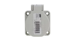 Gniazdo SCHUKO 16A 230V IP54 tylne szare 105-0gs