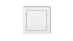 DECO Nadajnik 1-klawiszowy 2-kanałowy do systemu Exta Free, biały mat 25DEF-1