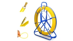 Pilot do przeciągania kabli włókno szklane FRP, śr. 4.5mm, dł. 25m, żółty Extralink Pilot 4.5mm 25m