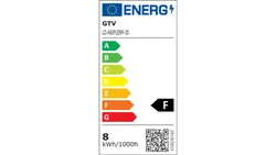 Żarówka LED E27 A60 Filament Mleczny 8W 800lm 3000K AC220-240V 360st. LD-A60FLE8M-30