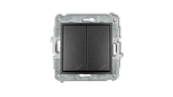 ICON Mechanizm łącznika podwójnego schodowego grafitowy 11IWP-33