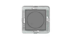 ICON Mechanizm elektronicznego regulatora oświetlenia przyciskowo-obrotowego szary mat 27IRO-1