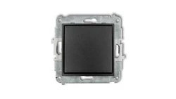 ICON Mechanizm łącznika schodowego (jeden klawisz bez piktogramu) grafitowy 11IWP-3.1