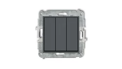 ICON Mechanizm łącznika potrójnego grafitowy mat 28IWP-7