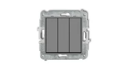 ICON Mechanizm łącznika potrójnego szary mat 27IWP-7