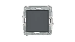 ICON Mechanizm łącznika zwiernego, jednobiegunowego (jeden klawisz bez piktogramu) grafitowy mat 28IWP-4.1