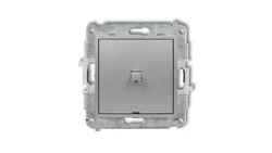 ICON Mechanizm łącznika krzyżowego w stylu amerykańskim (jeden klawisz bez piktogramu) srebrny metalik 7IWPUS-6.1